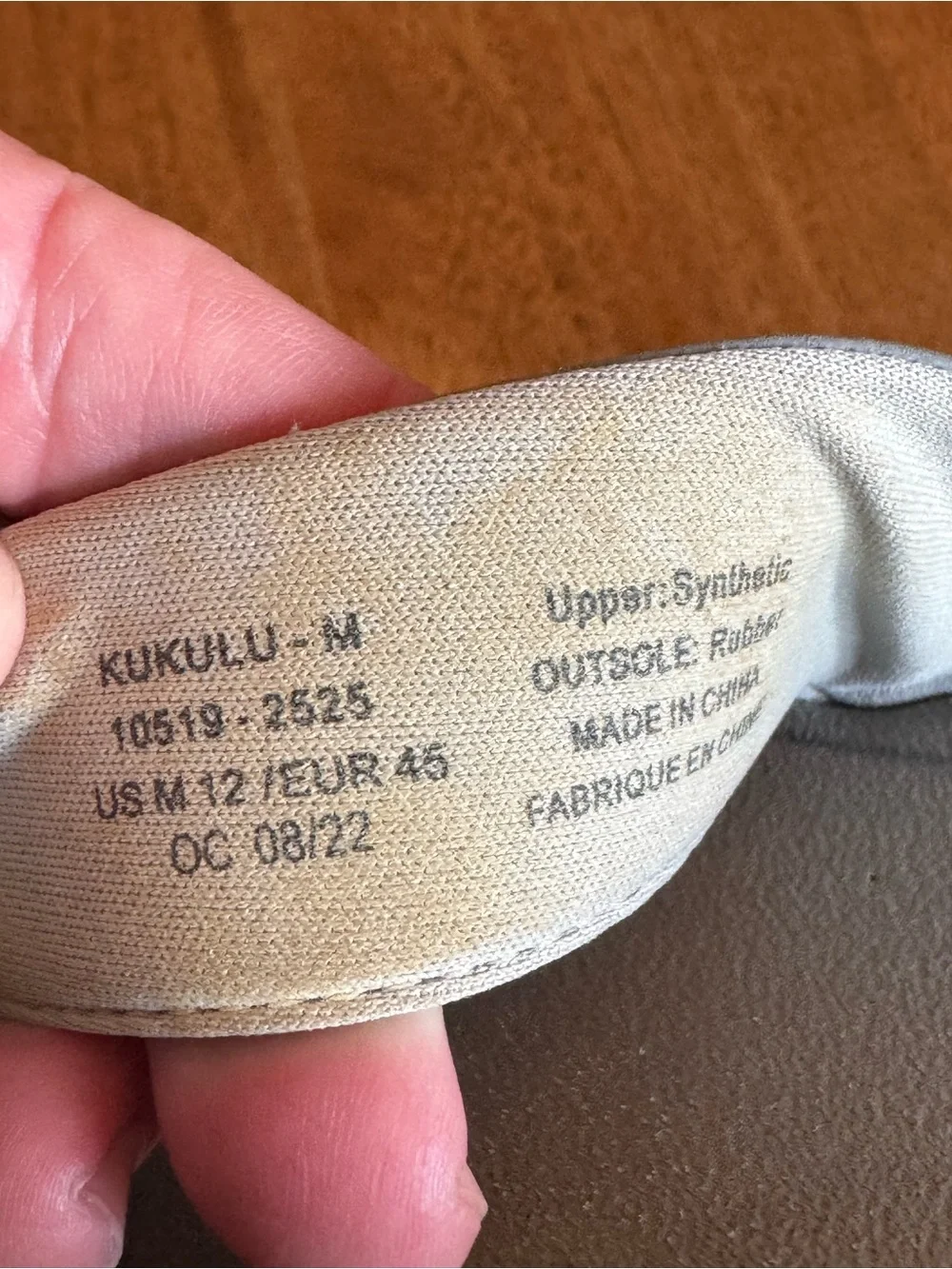 Light Blue Gray Men’s 12 High End Olukai Comfort Flip Flops NICE